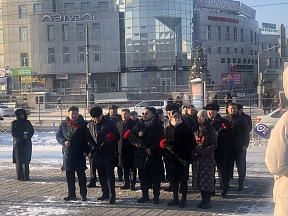Глава Бурятии и Губернатор Булганского аймака Монголии почтили память погибших на фронтах Великой Отечественной войны жителей Бурятии